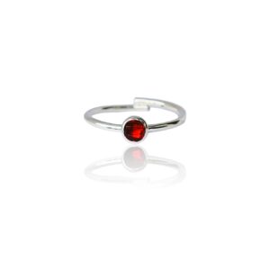 small solitaire ring