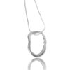 melted oval necklace